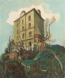 House on the hill by 
																	Alphonse Quizet